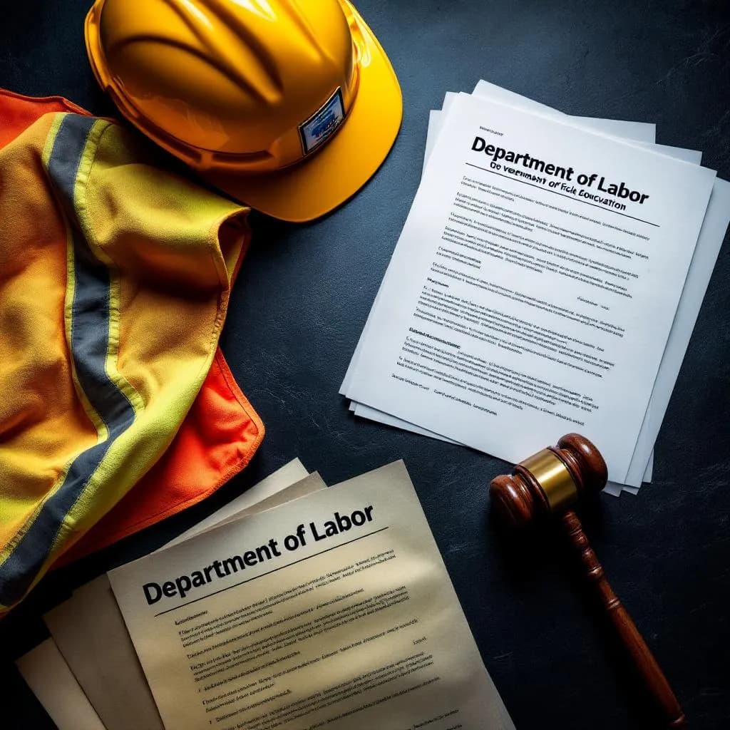 Documentation and standards representing compliance and safety on construction projects